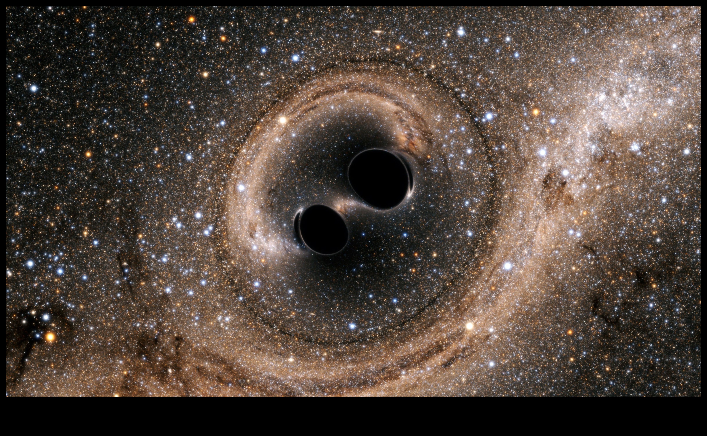 Gravitācijas viļņi viļņojas telpas laika audumā 4 Gravitācijas viļņi: viļņi pāri kosmiskā telpas laika gobelēnam