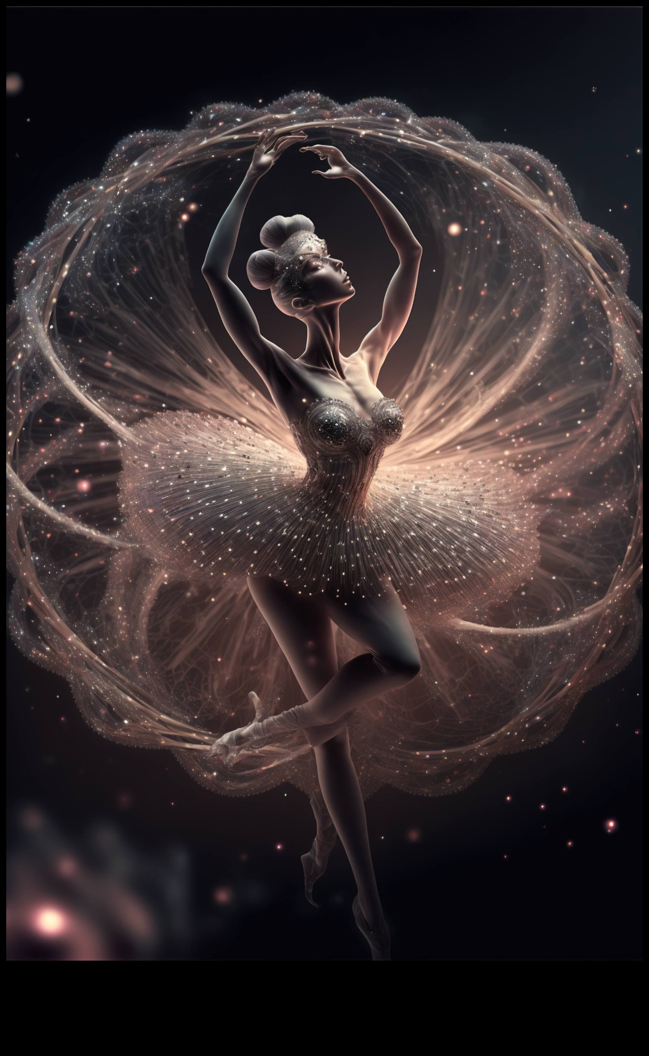 Orbitālā elegance: debesu orbītu graciozās kustības