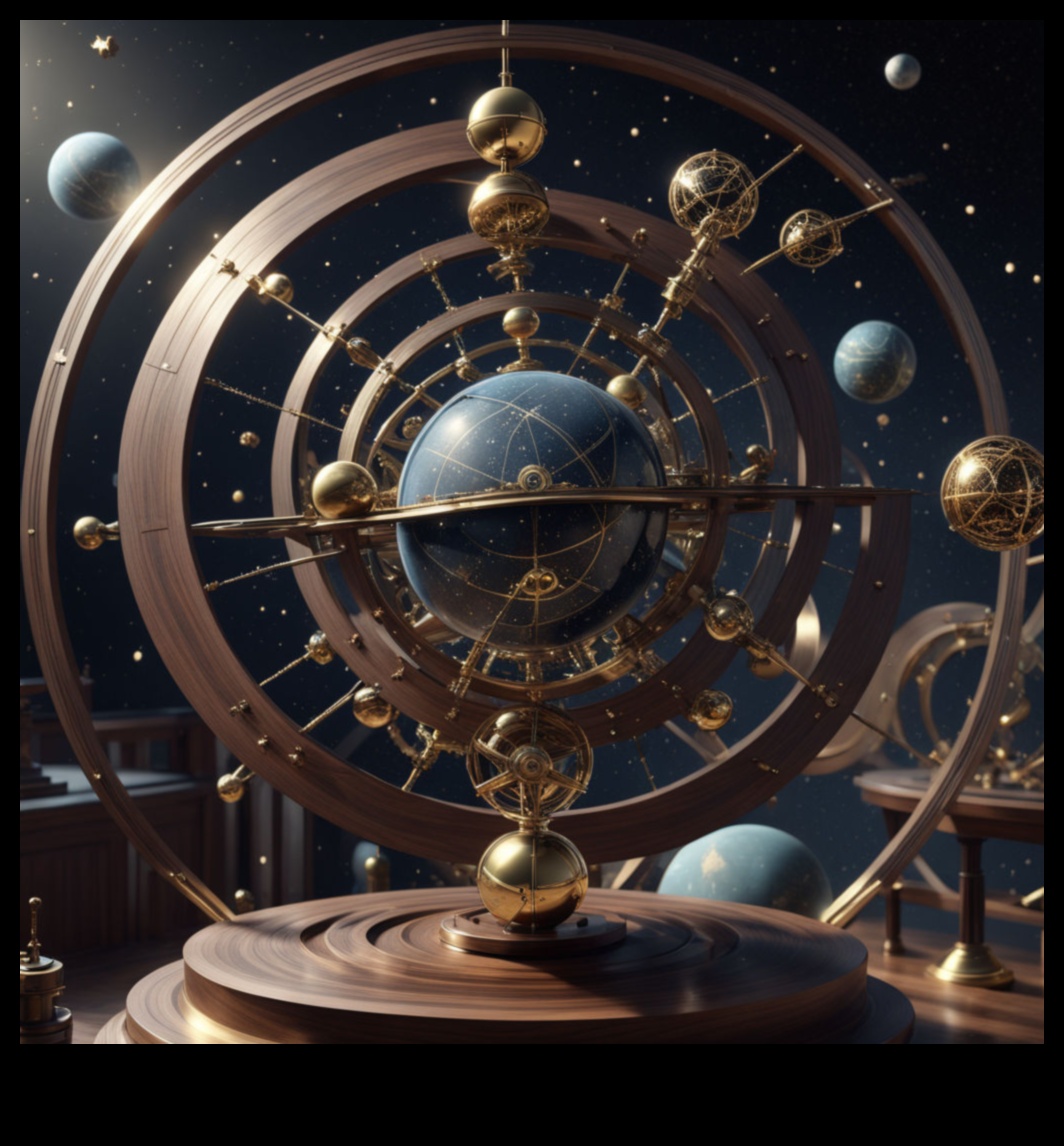 Orbitālā elegance: debesu orbītu graciozās kustības