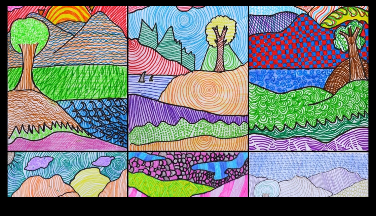 Dabas faktūras: klintis un lapotne ainavu mākslā