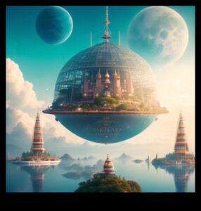 Ceļojums uz utopiju: sapņainu ainavu ainu kolekcija