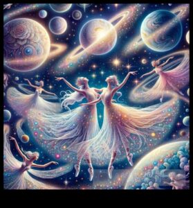 Debesu valsis: planētu un zvaigžņu deja orbītā