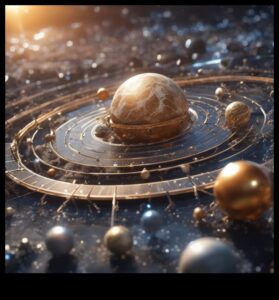 Orbitālā elegance: debesu orbītu graciozās kustības