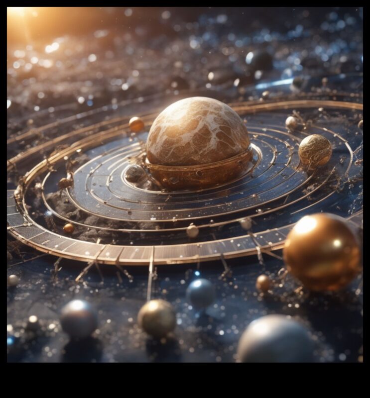 Orbitālā elegance: debesu orbītu graciozās kustības